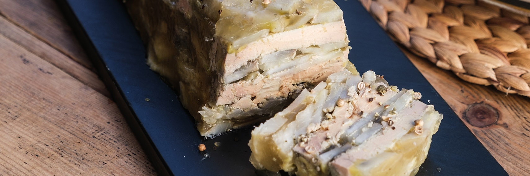 Terrine de foie gras et artichaut