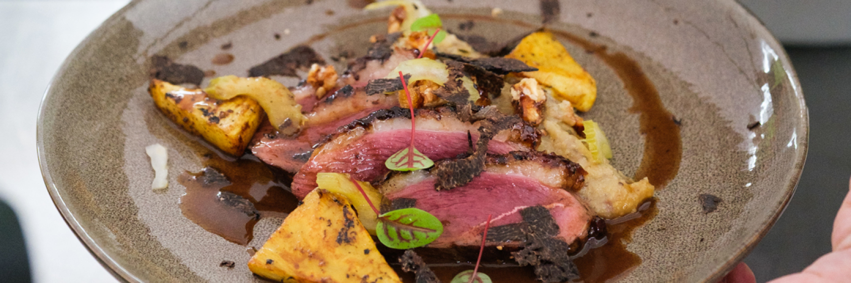 Magret de canard rôti