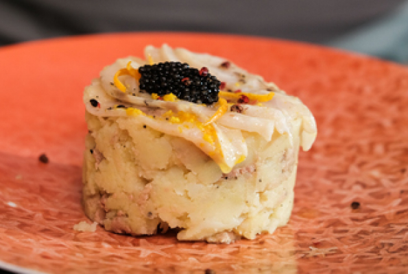 Caviar de Neuvic et huile de noisette