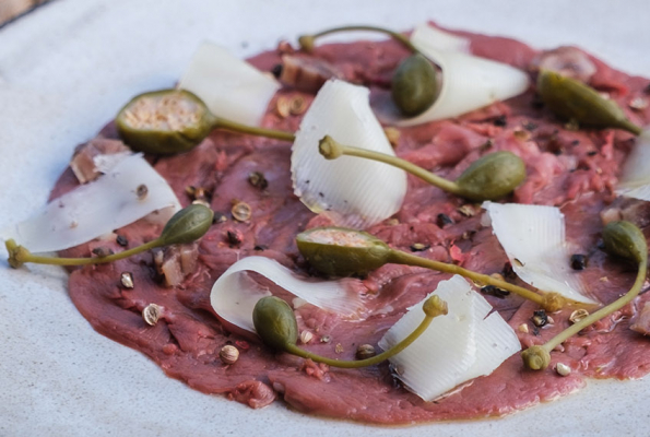 Carpaccio de magret de canard