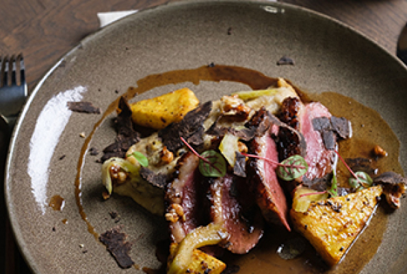 Magret de canard rôti